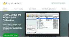 Desktop Screenshot of immortalfiles.com