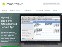 Tablet Screenshot of immortalfiles.com
